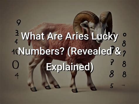 3 lucky numbers for aries|aries lucky number prediction.